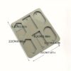 Silicone Mold for Air Fresheners – 6 Geometric Cavities